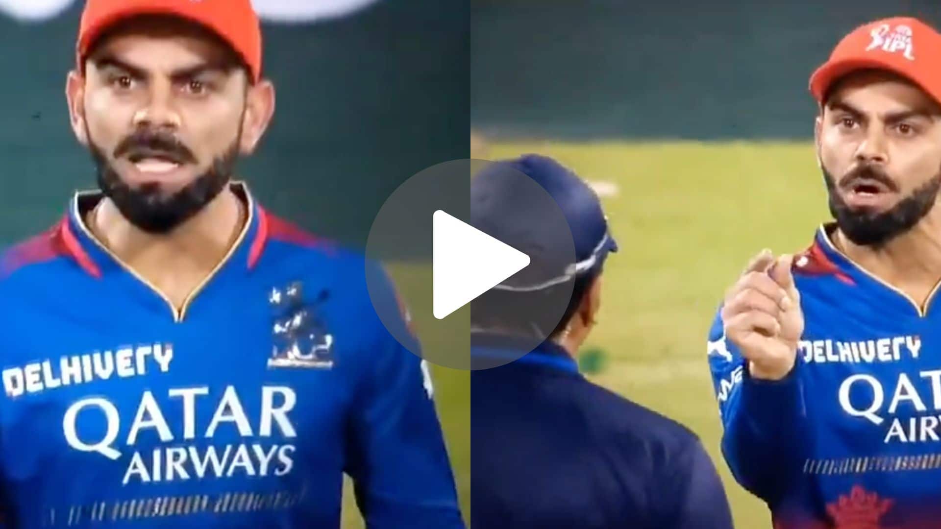 [Watch] 'Angry' Virat Kohli Argues With Umpire As Controversial LBW Call Goes Against Siraj & RCB